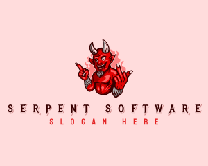 Mean Devil Profanity logo design