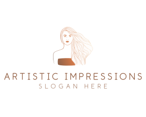 Beauty Cosmetics Woman logo design