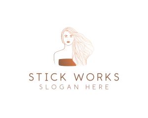 Beauty Cosmetics Woman logo design