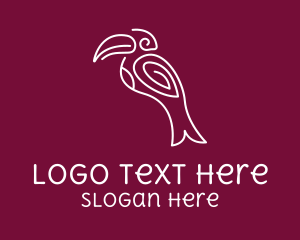 Abstract Fancy Toucan logo