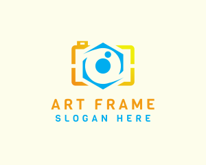 Frame Lens Camera logo design