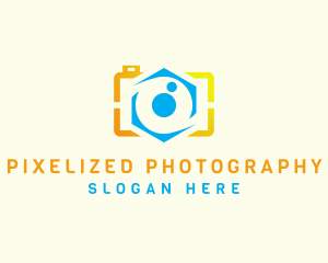 Frame Lens Camera logo design