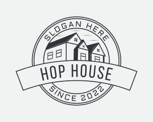 Town House Roofing logo design