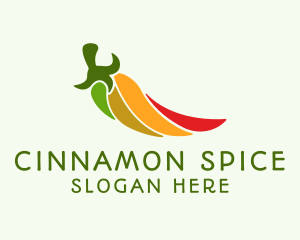 Colorful Jalapeno Pepper  logo design