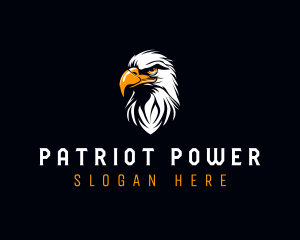 Patriotic Eagle Bird logo design