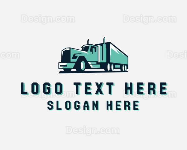 Trucking Mover Cargo Logo