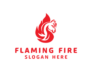 Flame Horse Gaming logo design