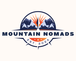 Compass Mountain Traveler logo design