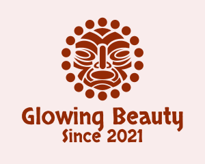Tribal Maori Face Art logo