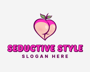 Seductive Feminine Peach logo design