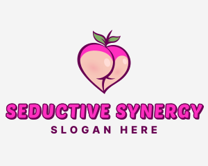 Seductive Feminine Peach logo design