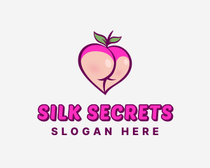 Seductive Feminine Peach logo design