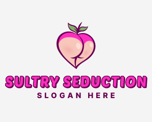 Seductive Feminine Peach logo design