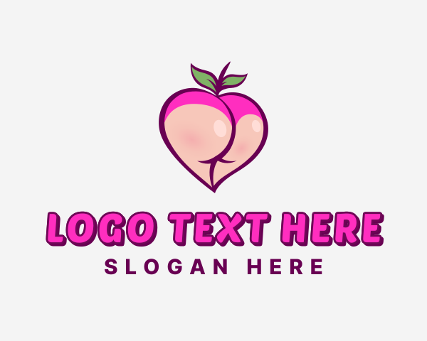 Peach logo example 4