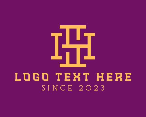 Letter Hs logo example 3