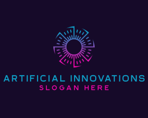 Cyber Artificial Intelligence logo design