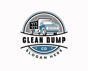 Dump Truck Vehicle logo design