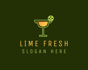 Lime Margarita Cocktail logo