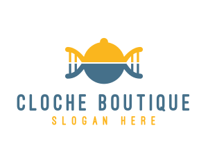 Cloche Catering DNA logo design