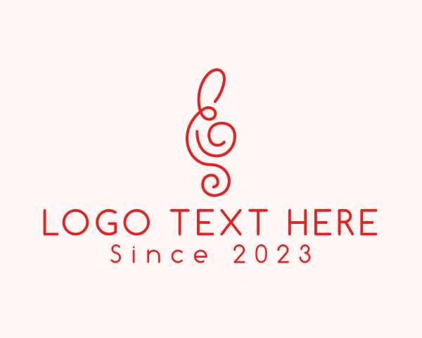 Musical Symbol logo example 1