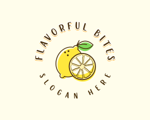 Fresh Citrus Lemon logo design