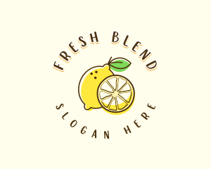 Fresh Citrus Lemon logo design