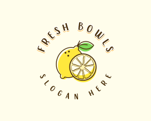 Fresh Citrus Lemon logo design