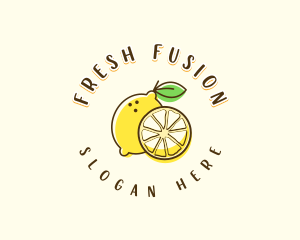 Fresh Citrus Lemon logo design