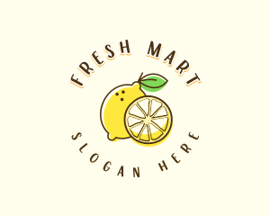 Fresh Citrus Lemon logo design