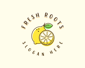 Fresh Citrus Lemon logo design