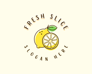 Fresh Citrus Lemon logo design