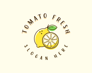 Fresh Citrus Lemon logo design