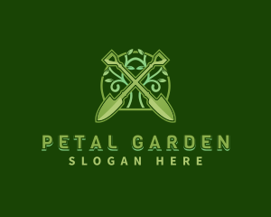 Shovel Vine Plant logo design