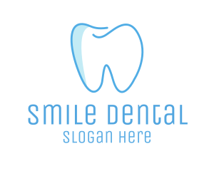 Dental Blue Tooth Dentist logo