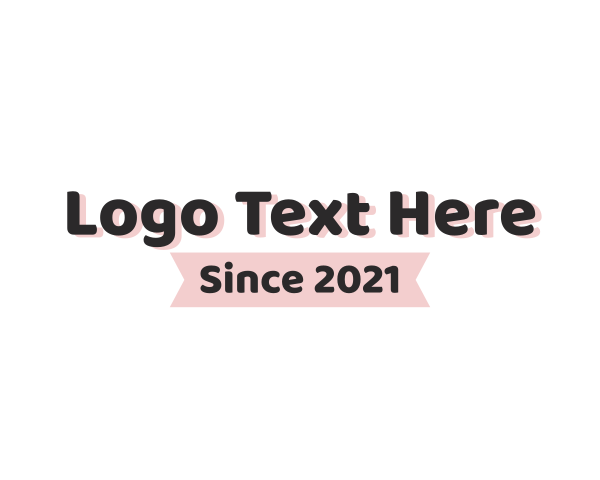 Text logo example 4