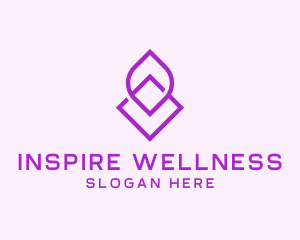 Wellness Center Spa logo design