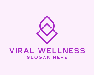 Wellness Center Spa logo design