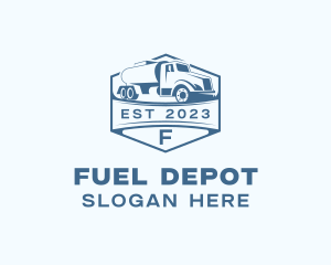 Fuel Truck Transportation logo