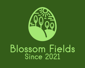 Green Field Egg logo design