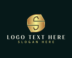 Deluxe Luxury Letter S logo