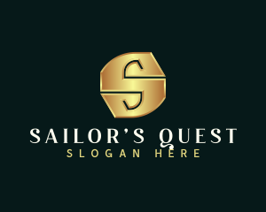 Deluxe Luxury Letter S logo design