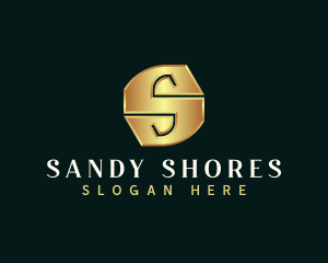 Deluxe Luxury Letter S logo design