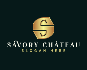 Deluxe Luxury Letter S logo design