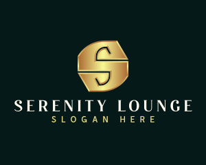 Deluxe Luxury Letter S logo design