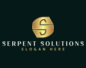 Deluxe Luxury Letter S logo design