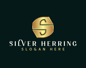 Deluxe Luxury Letter S logo design