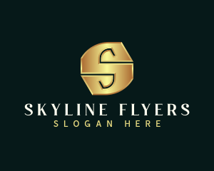 Deluxe Luxury Letter S logo design