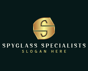 Deluxe Luxury Letter S logo design