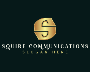 Deluxe Luxury Letter S logo design