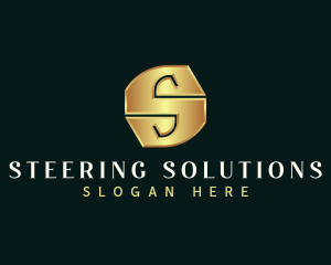 Deluxe Luxury Letter S logo design